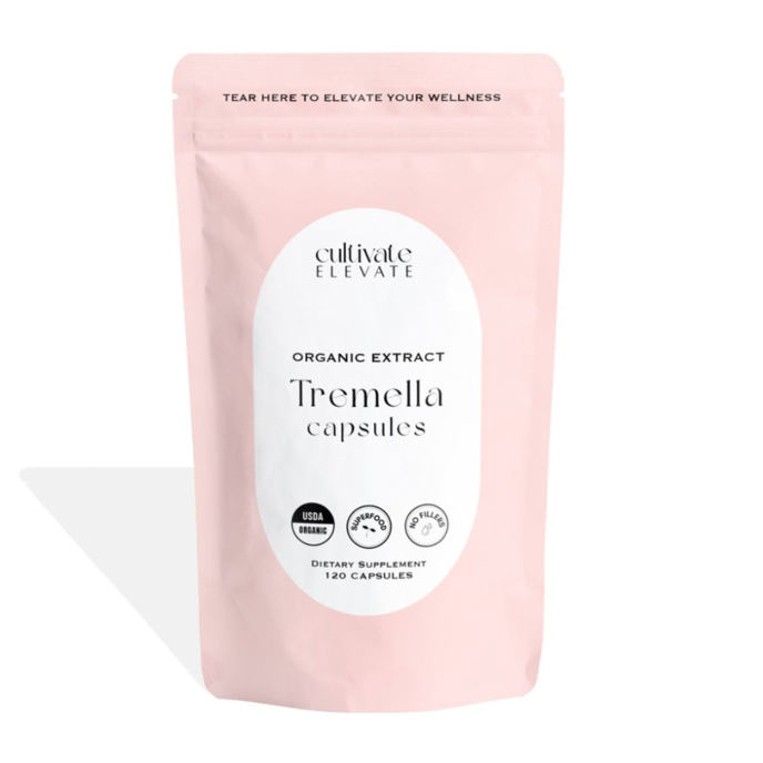 Image for Organic Tremella Mushroom Capsules - The Beauty Mushroom