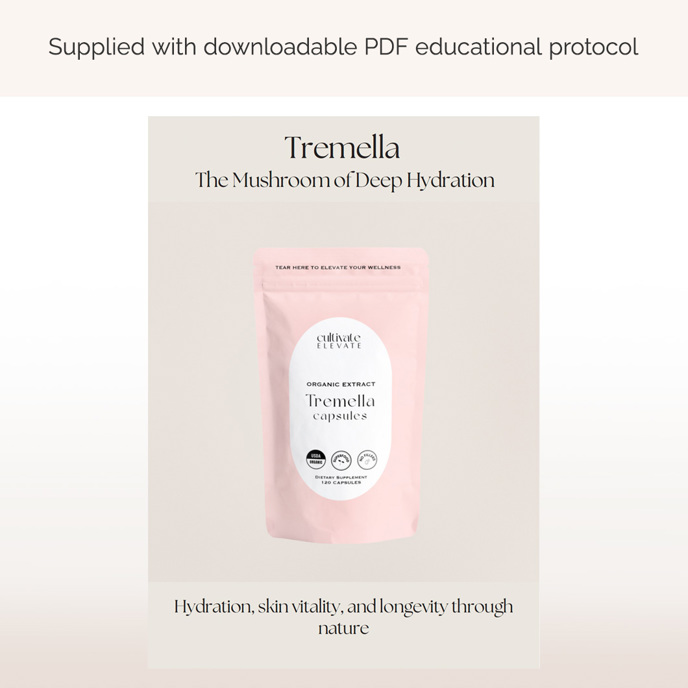 Image for Organic Tremella Mushroom Capsules - The Beauty Mushroom