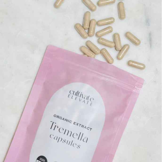 Image for Organic Tremella Mushroom Capsules - The Beauty Mushroom